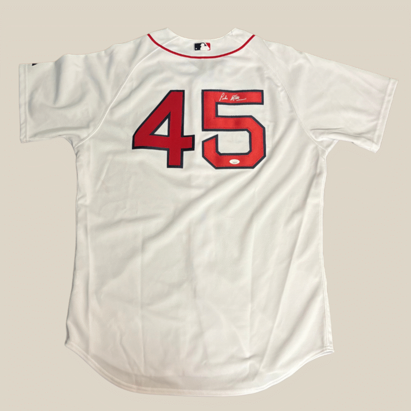 Pedro Martinez Autographed Boston Red Sox Majestic MLB Jersey - Image 3