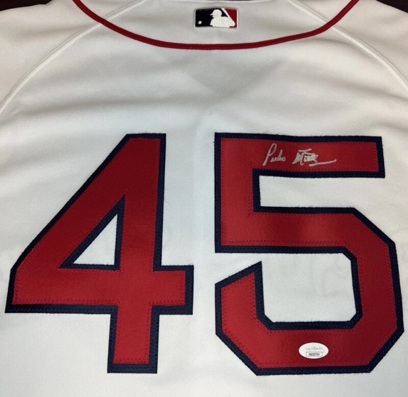 Pedro Martinez Autographed Boston Red Sox Majestic MLB Jersey - Image 4
