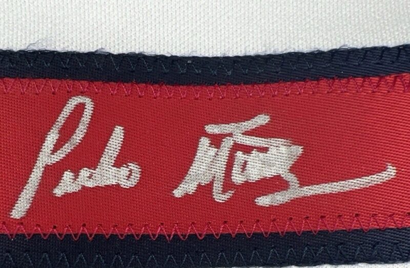Pedro Martinez Autographed Boston Red Sox Majestic MLB Jersey - Image 6
