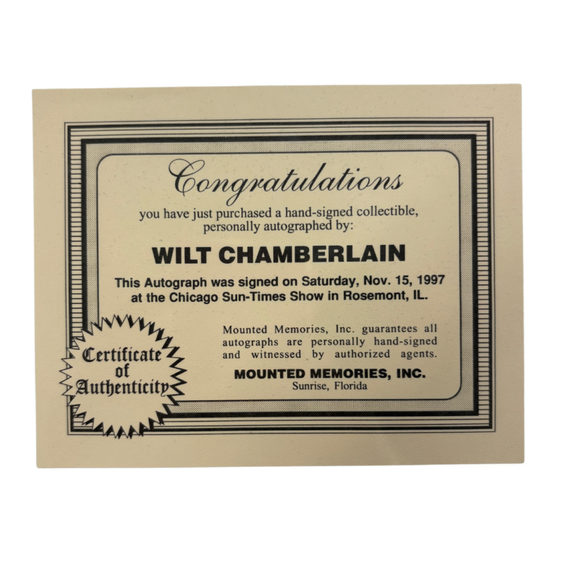 Wilt Chamberlain Autographed Los Angeles Lakers NBA Champion  Jersey (PSA ) - Image 9