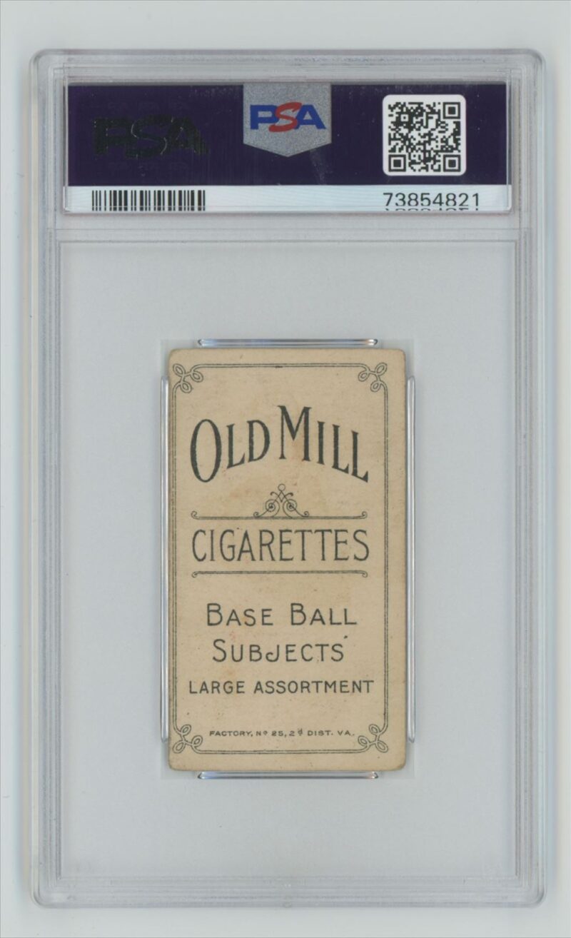 1909 OLD MILL WHITE BORDER JACK BLISS PSA 3 ST. LOUIS - Image 3