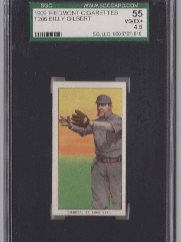 1909 PIEDMONT 150/25 WHITE BORDER BILLY GILBERT SGC 4.5 ST. LOUIS POP 6