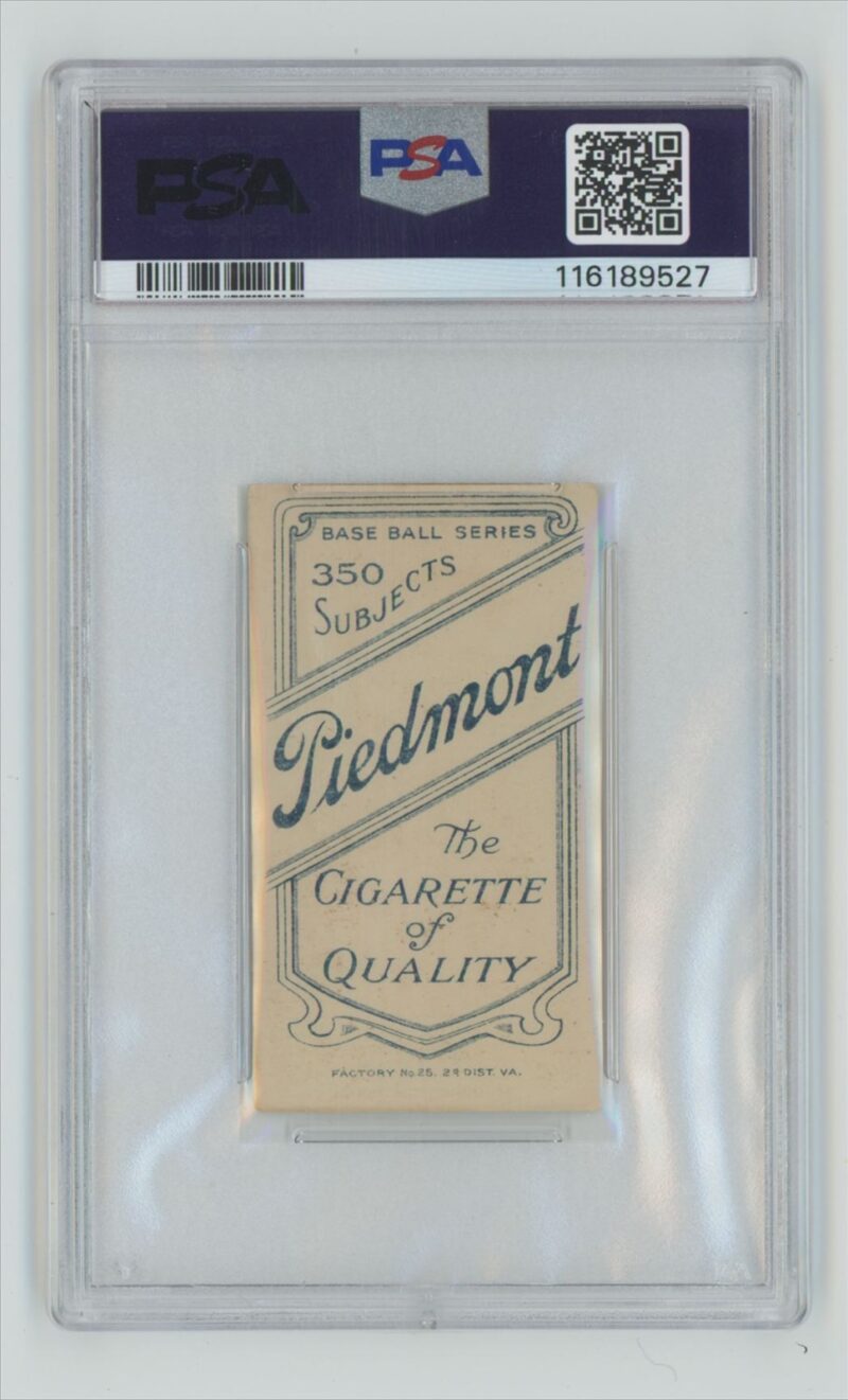1909 PIEDMONT WHITE BORDER MIKE MOWREY 116189527 PSA 4 CINCINNATI - Image 3