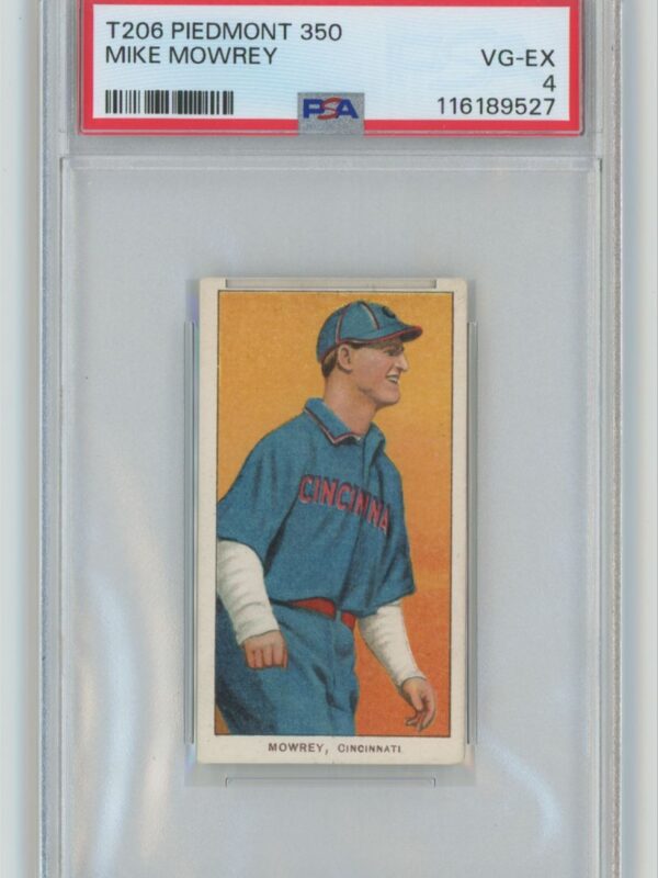 1909 PIEDMONT WHITE BORDER MIKE MOWREY 116189527 PSA 4 CINCINNATI