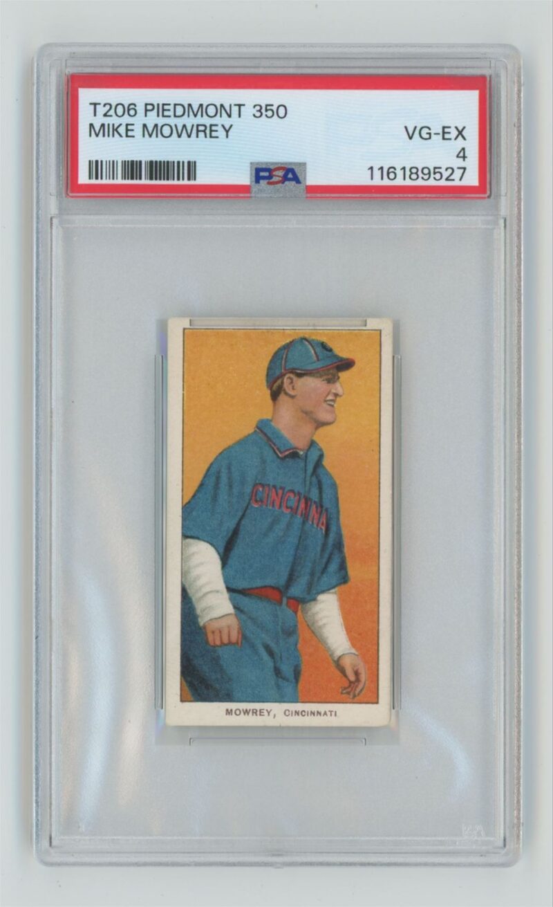 1909 PIEDMONT WHITE BORDER MIKE MOWREY 116189527 PSA 4 CINCINNATI