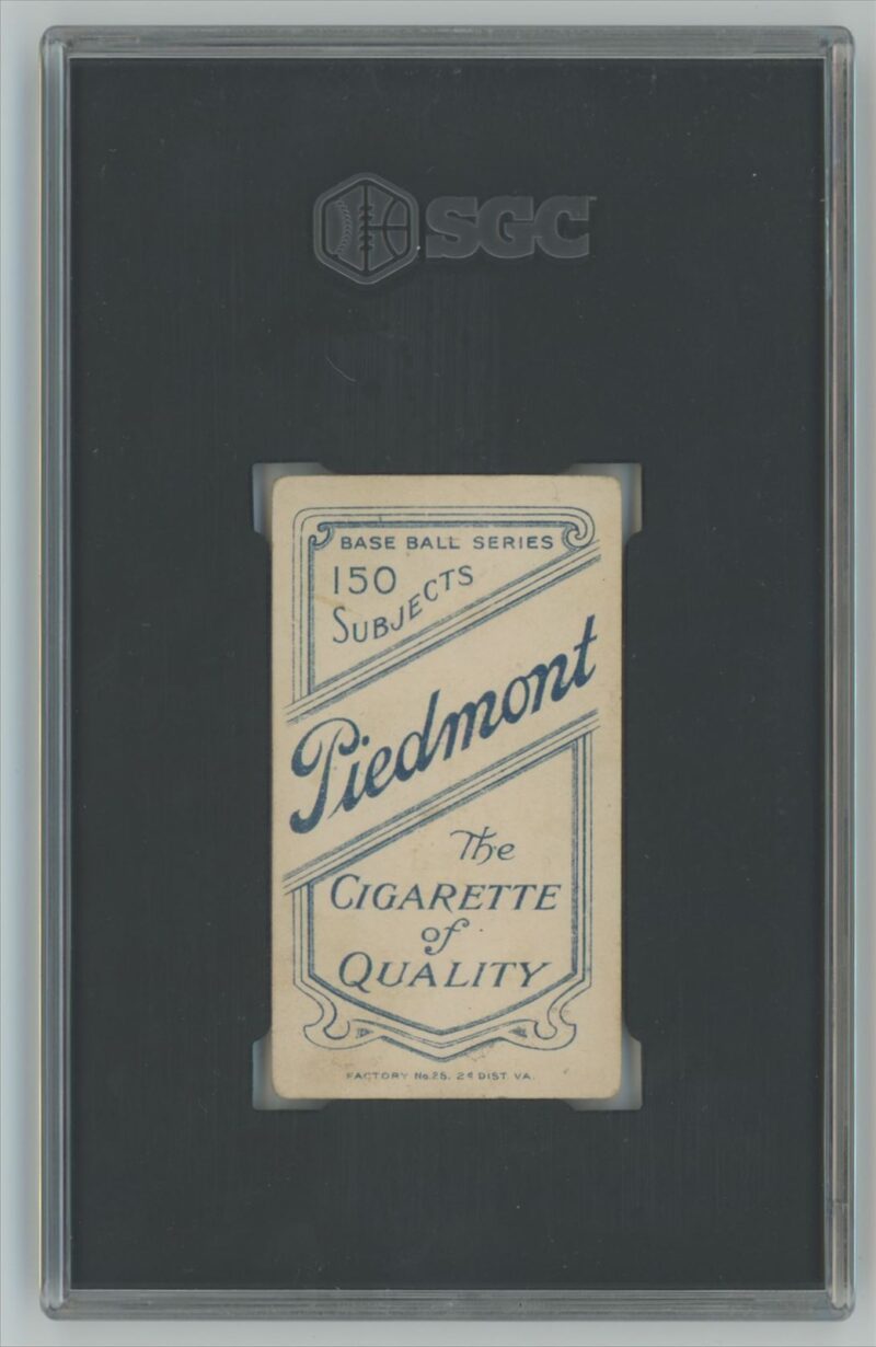 1909 PIEDMONT WHITE BORDER TY COBB 8537702 SGC 4 DETROIT BAT ON SHOULDER - Image 3