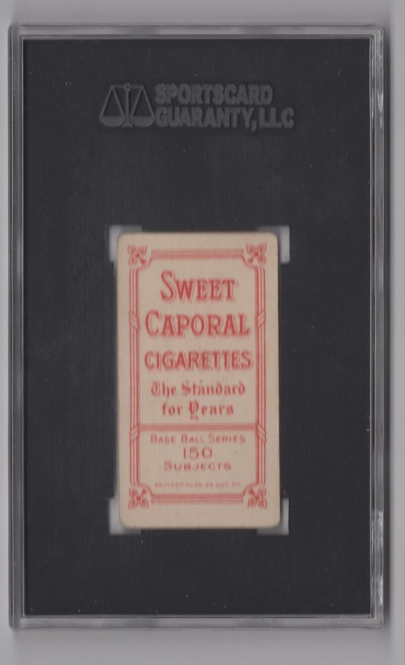 1909 SWET CAPORAL T206 BILL BERGEN SGC 3 BROOKLYN BATTING - Image 3