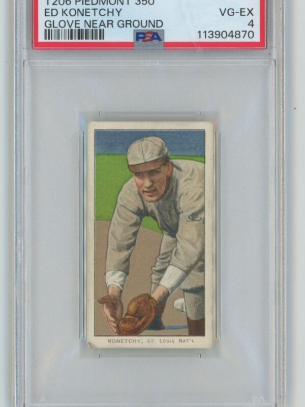 1909 WHITE BORDER ED KONETCHY "SAVE SELLER"TO FOLLOW POPS SPORTS AUTHORITY ON