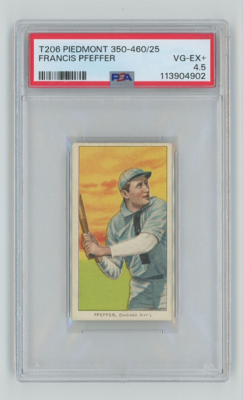 1909 WHITE BORDER FRANCIS PFEFFER "SAVE SELLER"TO FOLLOW POPS SPORTS AUTHORITY