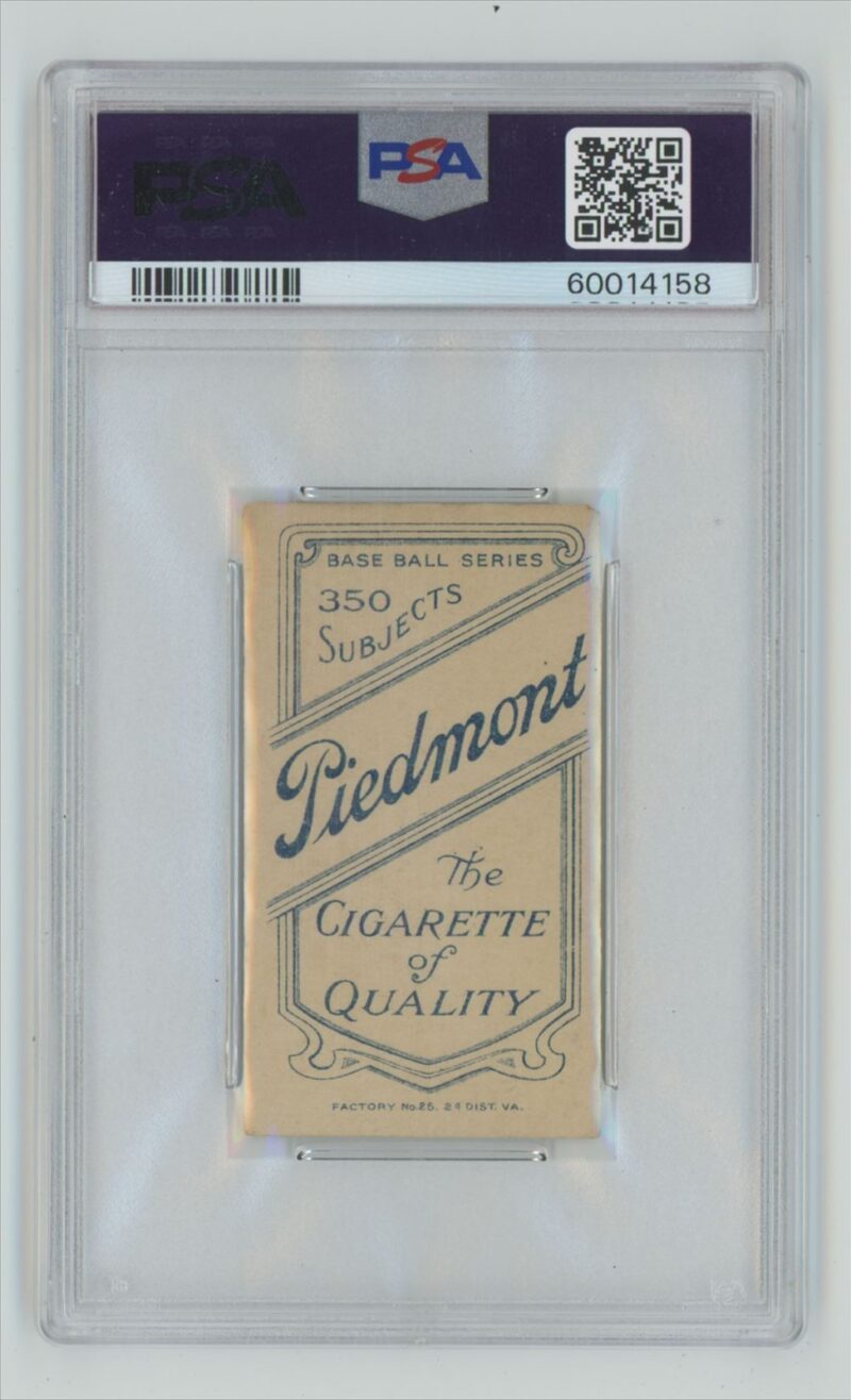1909 WHITE BORDER TED BREITENSTEIN PSA 5 NEW ORLEANS POP 5 ONLY 4 HIGHER - Image 3