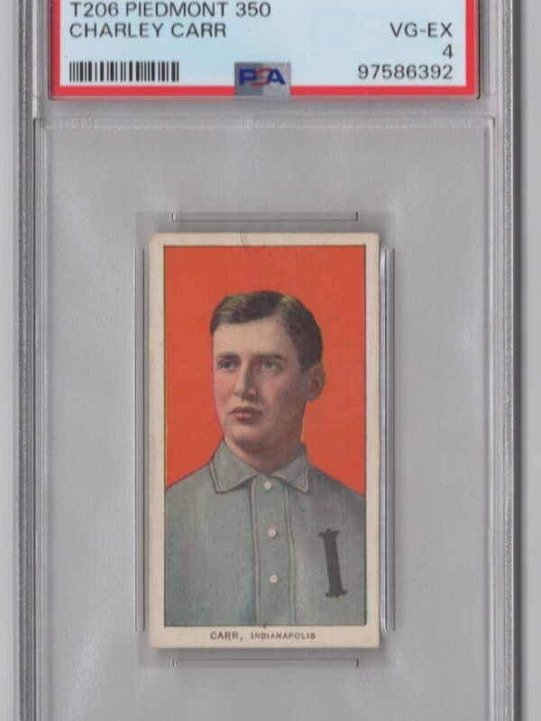 1910 PIEDMONT WHITE BORDER CHARLEY CARR PSA 4 INDIANAPOLIS POP 16