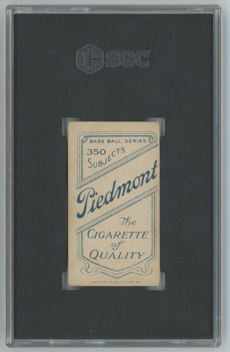 1910 PIEDMONT WHITE BORDER DOC WHITE SGC 3.5 CHICAGO - Image 3