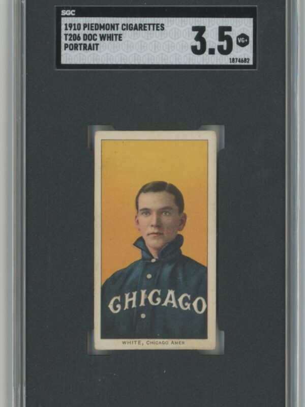1910 PIEDMONT WHITE BORDER DOC WHITE SGC 3.5 CHICAGO