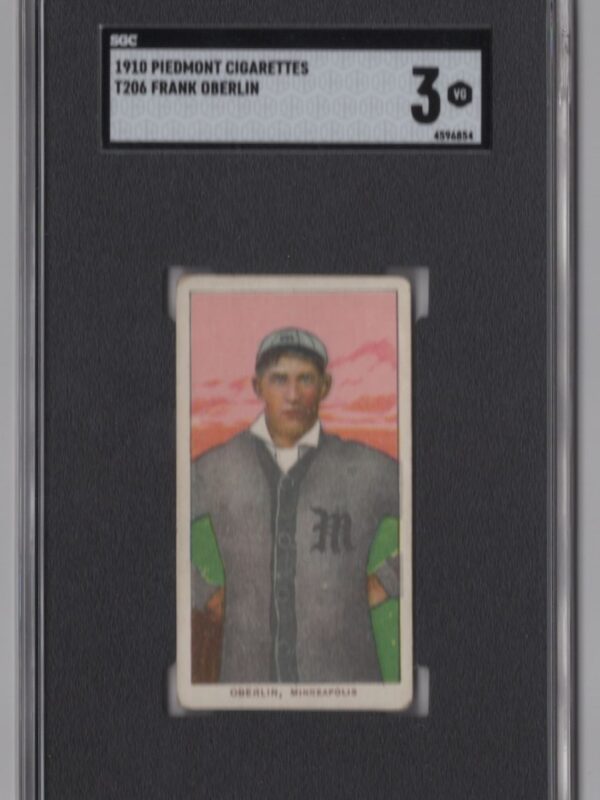 1910 PIEDMONT WHITE BORDER FRANK OBERLIN SGC 3 MINNEAPOLIS