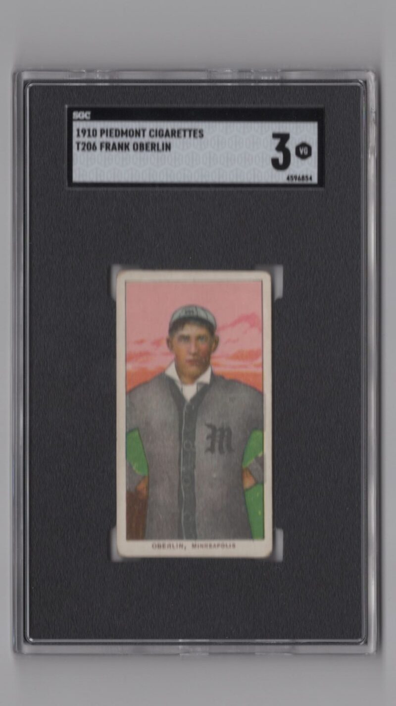 1910 PIEDMONT WHITE BORDER FRANK OBERLIN SGC 3 MINNEAPOLIS