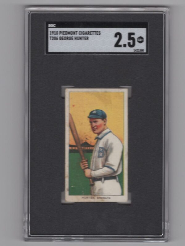 1910 PIEDMONT WHITE BORDER GEORGE HUNTER SGC 2.5 BROOKLYN