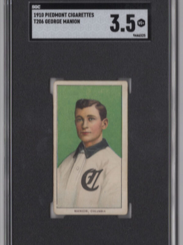 1910 PIEDMONT WHITE BORDER GEORGE MANION SGC 3.5 COLUMBIA