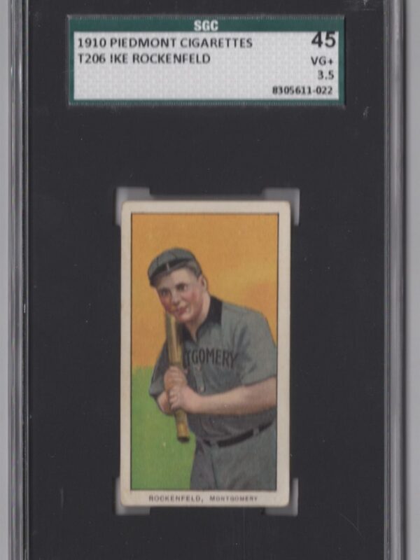 1910 PIEDMONT WHITE BORDER IKE ROCKENFELD SGC 3.5 MONTGOMERY POP 4