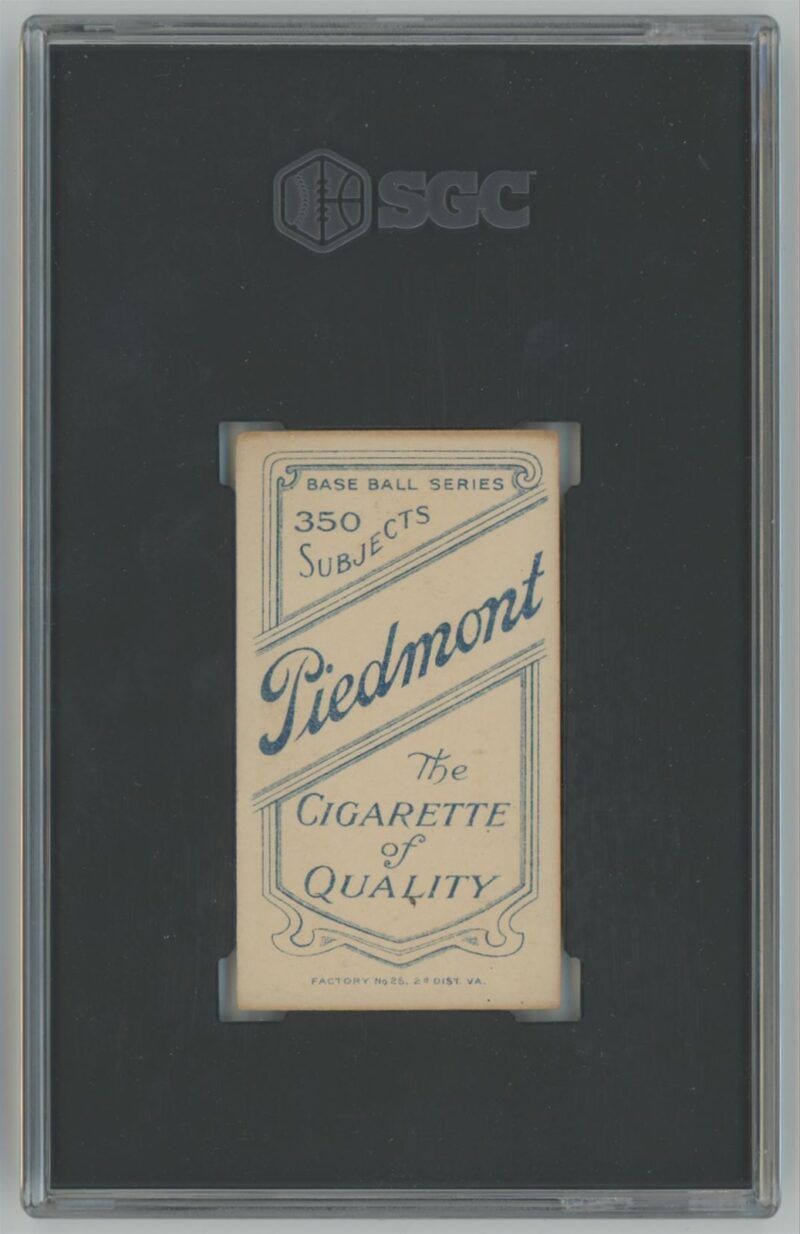1910 PIEDMONT WHITE BORDER MIKE MITCHELL SGC 6 CINCINNATI - Image 3