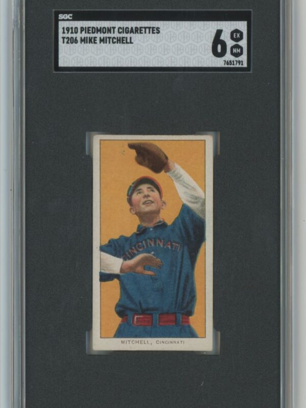 1910 PIEDMONT WHITE BORDER MIKE MITCHELL SGC 6 CINCINNATI