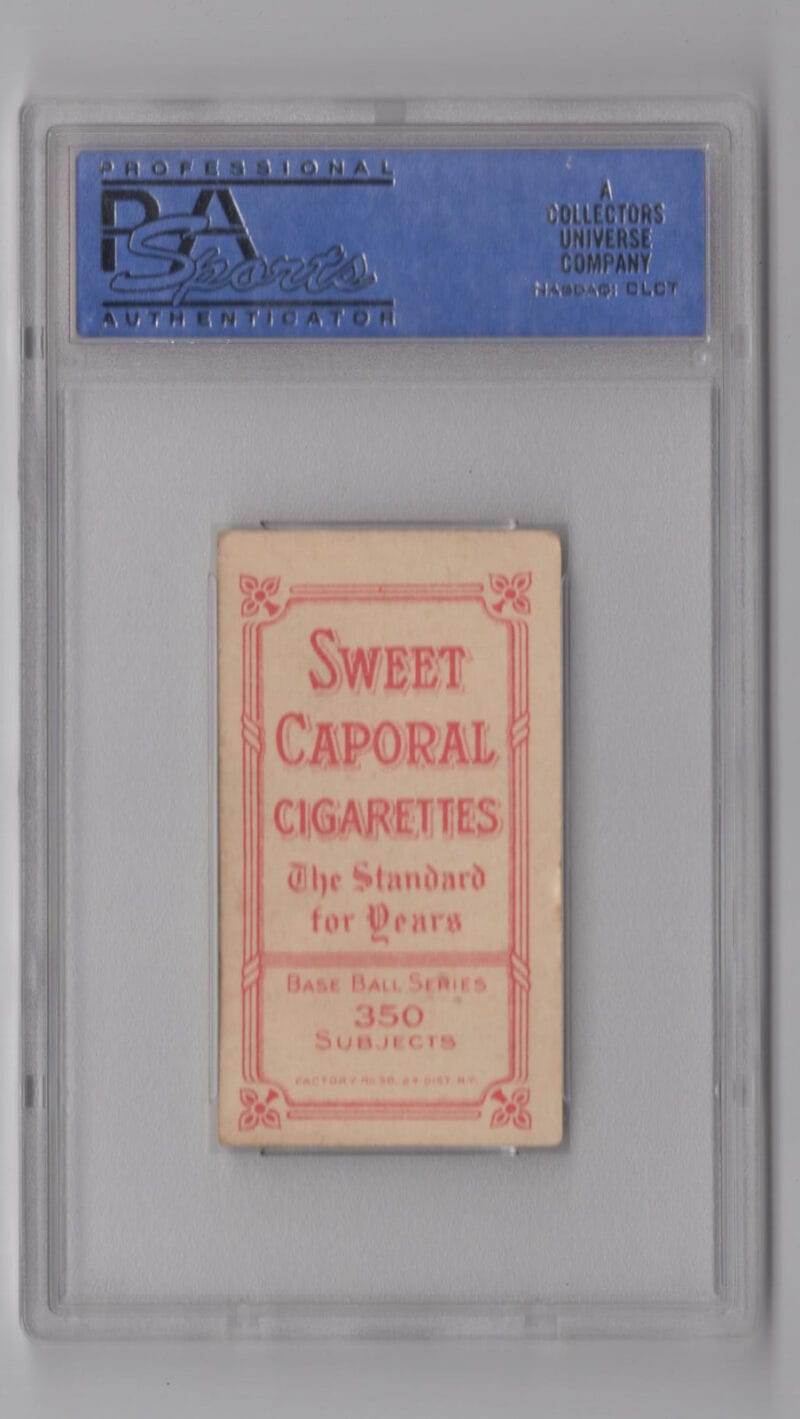 1910 SWEET CAPORAL WHITE BORDER MICKEY DOOLAN PSA 3 PHILA. BATTING - Image 3