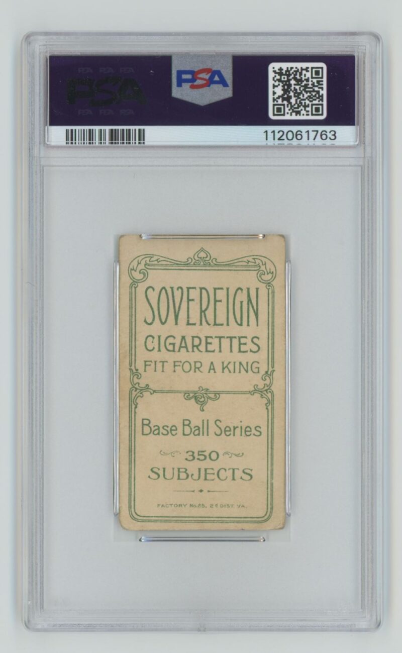 1911 SOVEREIGN WHITE BORDER PETER CASSIDY PSA 2 BALTIMORE BLUES SOVEREIGN - Image 3