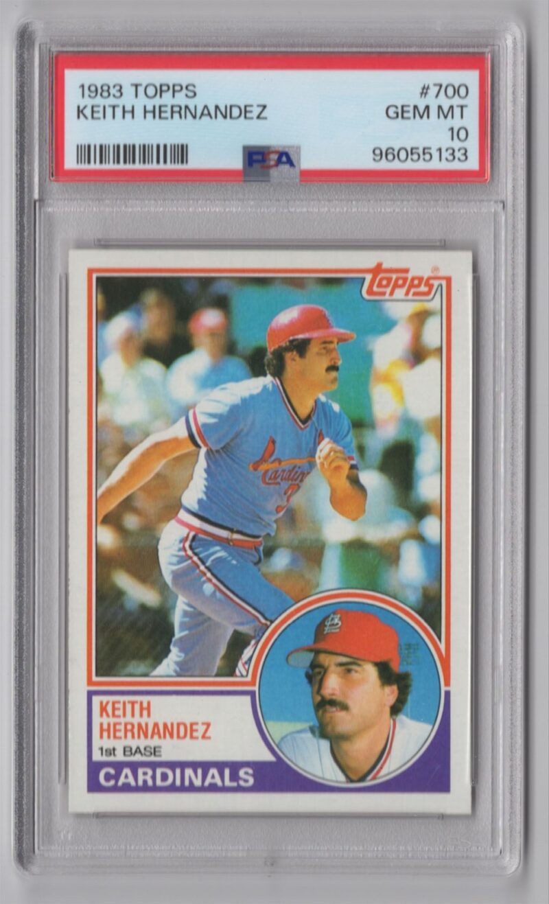 1983 TOPPS KEITH HERNANDEZ PSA 10 ST. LOUIS CARDINALS #700 PERFECT PSA 10, TOTAL