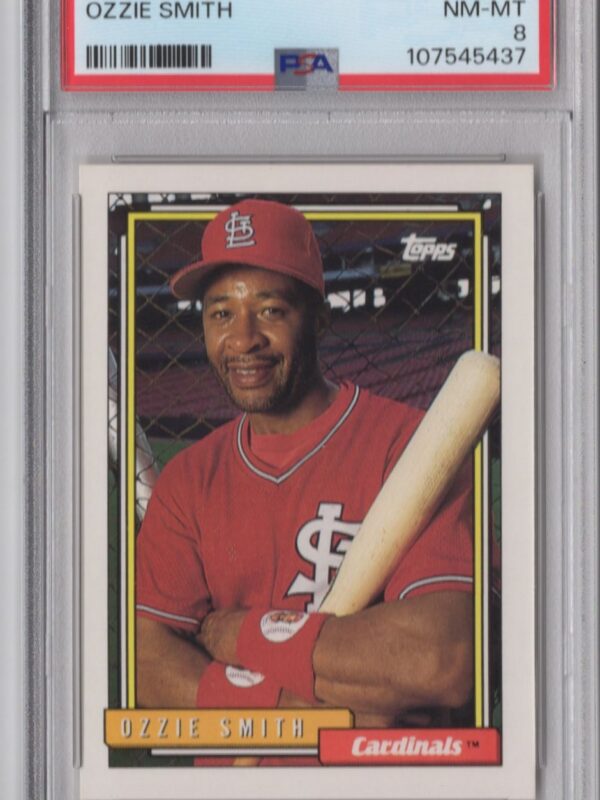 1992 TOPPS OZZIE SMITH PSA 8 ST. LOUIS CARDINALS #760 POP