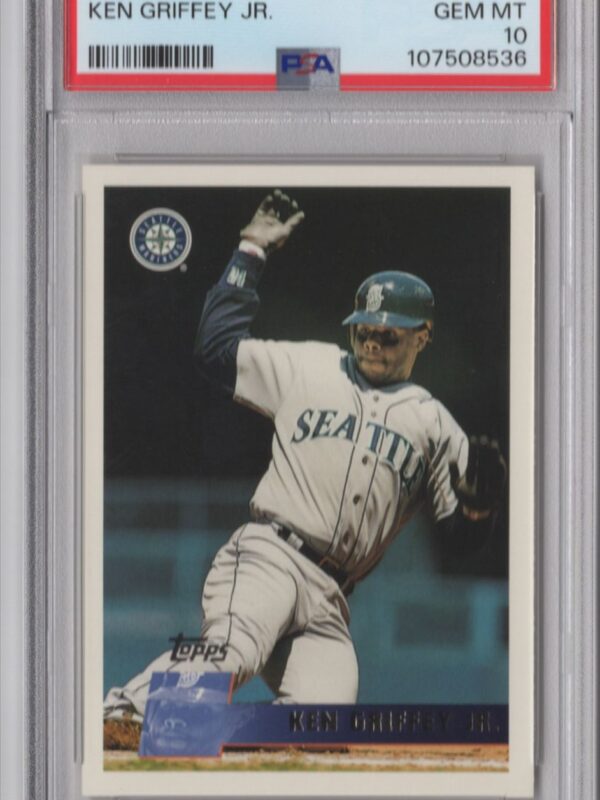 1996 TOPPS KEN GRIFFEY JR PSA 10 SEATTLE MARINERS #205 PERFECT PSA GRADE 10 NONE