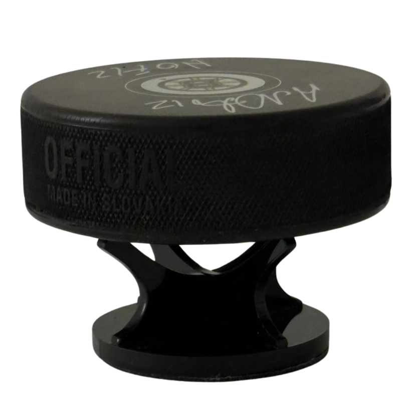 Adam Oates Autographed NHL Hockey Puck – Schwartz Sports Certified - Image 5