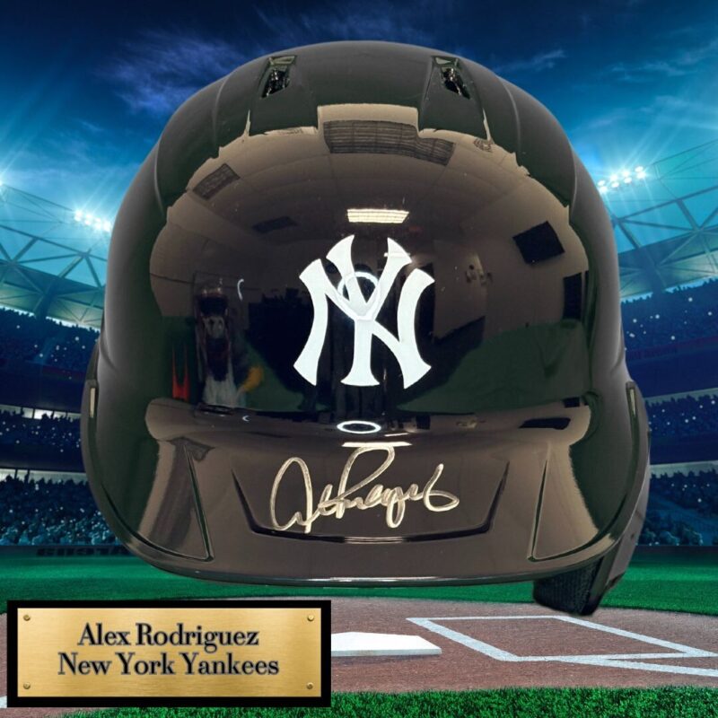 Alex Rodriguez Autographed Helmet