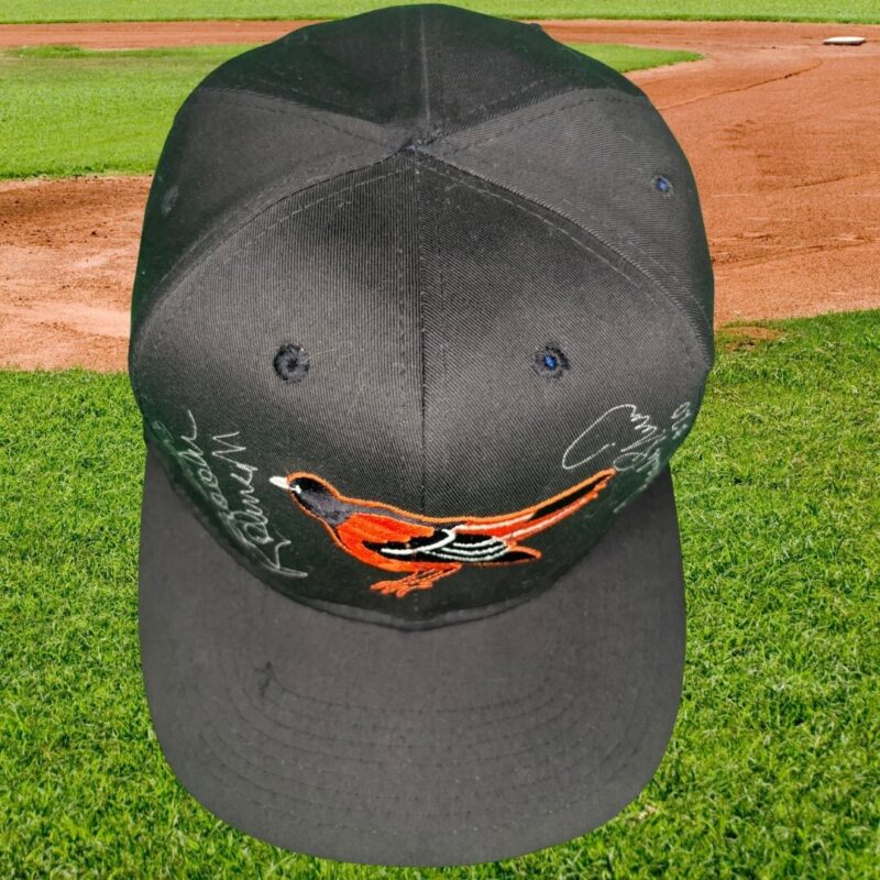 Brooks Robinson and Frank Robinson Baltimore Orioles Baseball Cap Autographed - Image 3