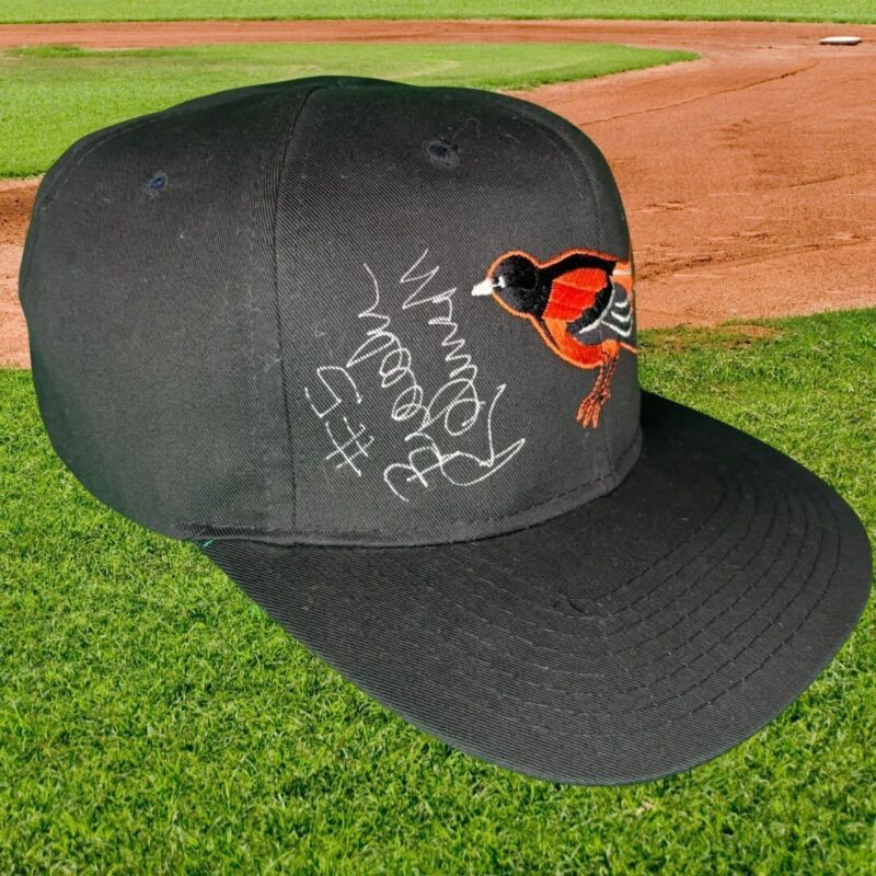Brooks Robinson and Frank Robinson Baltimore Orioles Baseball Cap Autographed - Image 5