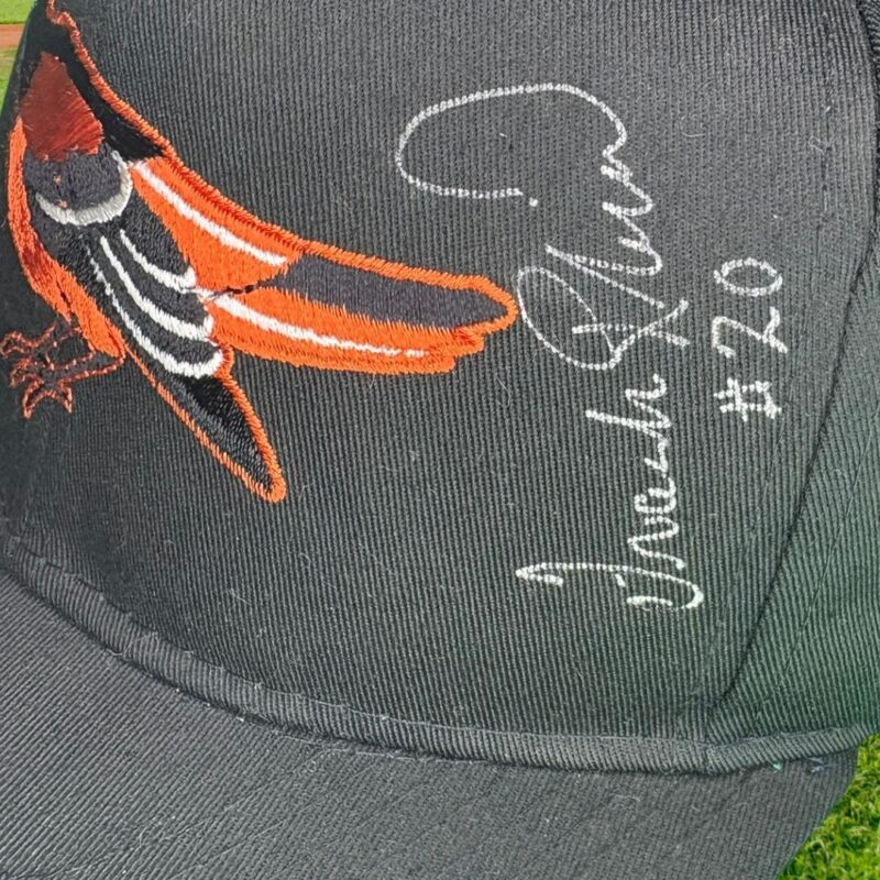 Brooks Robinson and Frank Robinson Baltimore Orioles Baseball Cap Autographed - Image 7