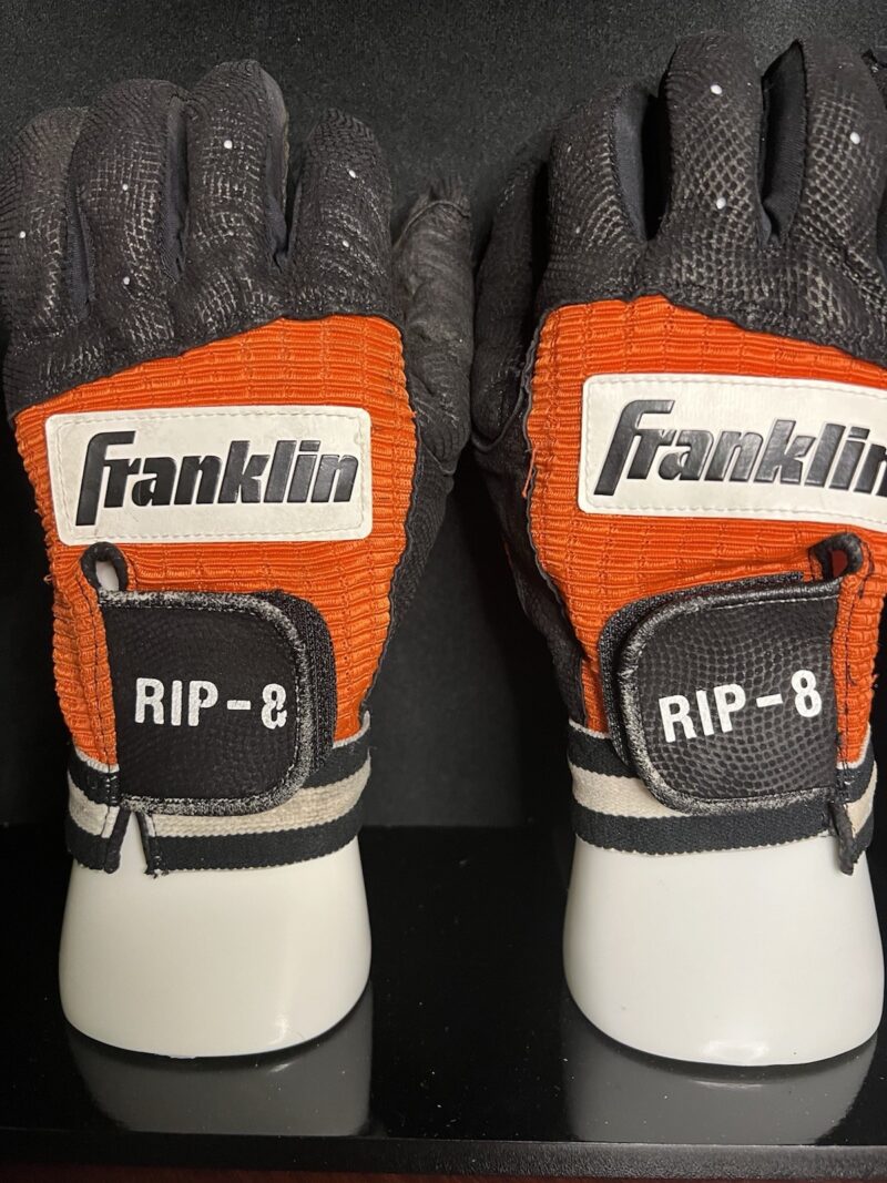 Cal Ripken Game & Pre-Season Worn Cleats, Cap & Batting Gloves and Game Ticket - Image 6