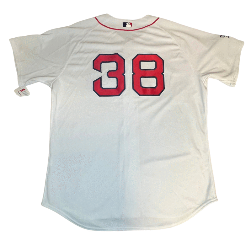 Curt Schilling Autographed Boston Red Sox 2004 World Series Majestic Jersey - Image 5