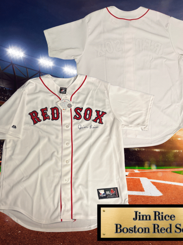 Jim Rice Autographed Boston Red Sox Majestic Jersey