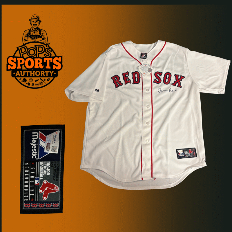 Jim Rice Autographed Boston Red Sox Majestic Jersey - Image 8