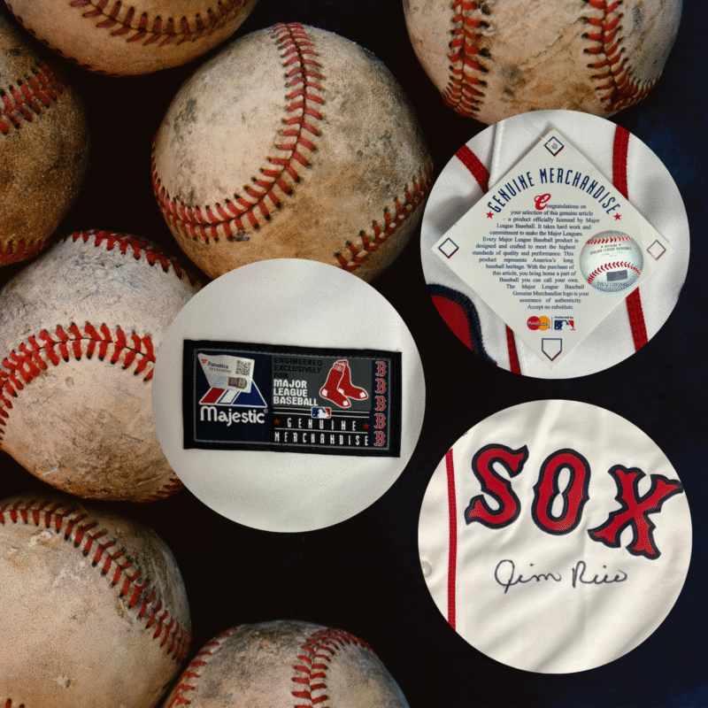 Jim Rice Autographed Boston Red Sox Majestic Jersey - Image 9