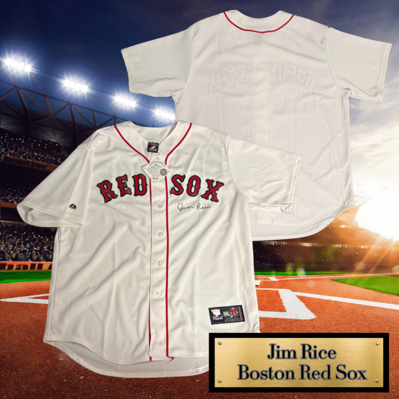 Jim Rice Autographed Boston Red Sox Majestic Jersey