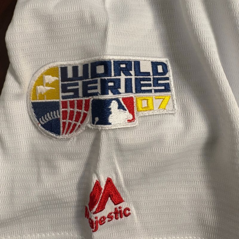 Jon Lester Autographed Boston Red Sox 2007 World Series Majestic Jersey - Image 7