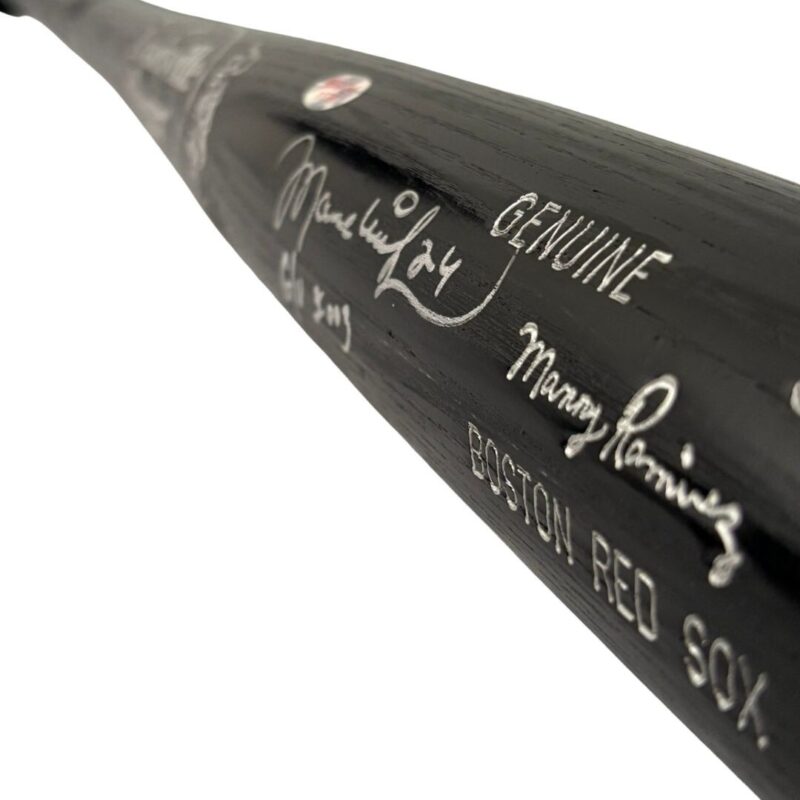 Manny Ramirez Autographed Game Used Boston Red sox Baseball Bat - Image 14