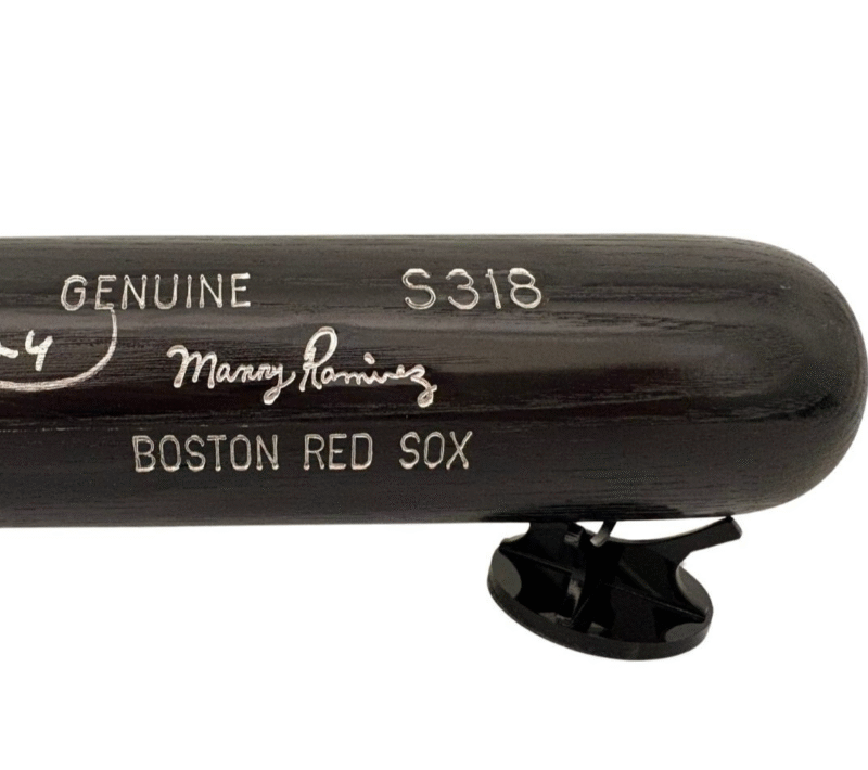 Manny Ramirez Autographed Game Used Boston Red sox Baseball Bat - Image 6