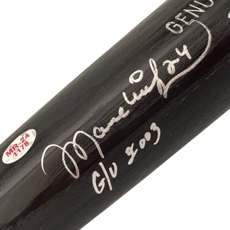 Manny Ramirez Autographed Game Used Boston Red sox Baseball Bat