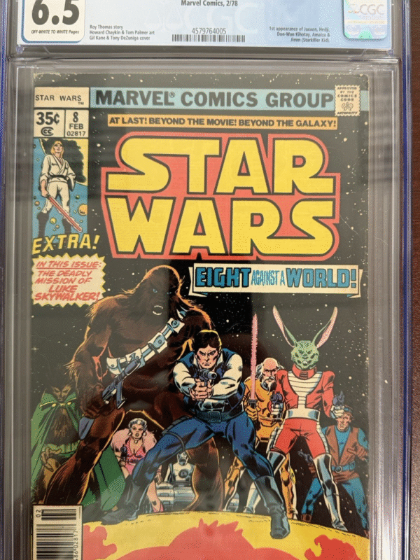 Original 1978 Star Wars Comic 8 CGC JSA 286731950742