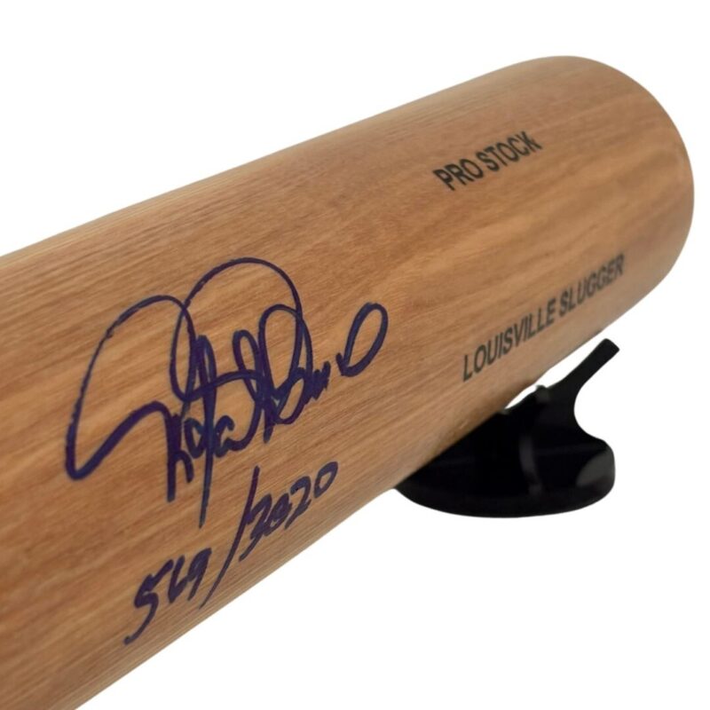 Rafael Palmeiro Autographed Louisville Slugger MLB Baseball Bat (JSA) - Image 13