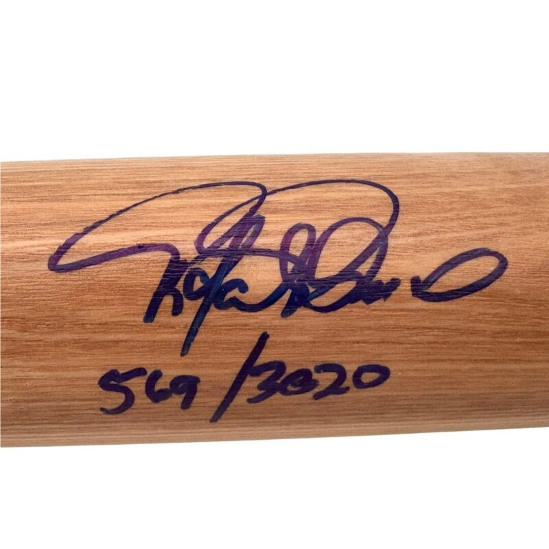 Rafael Palmeiro Autographed Louisville Slugger MLB Baseball Bat (JSA) - Image 5