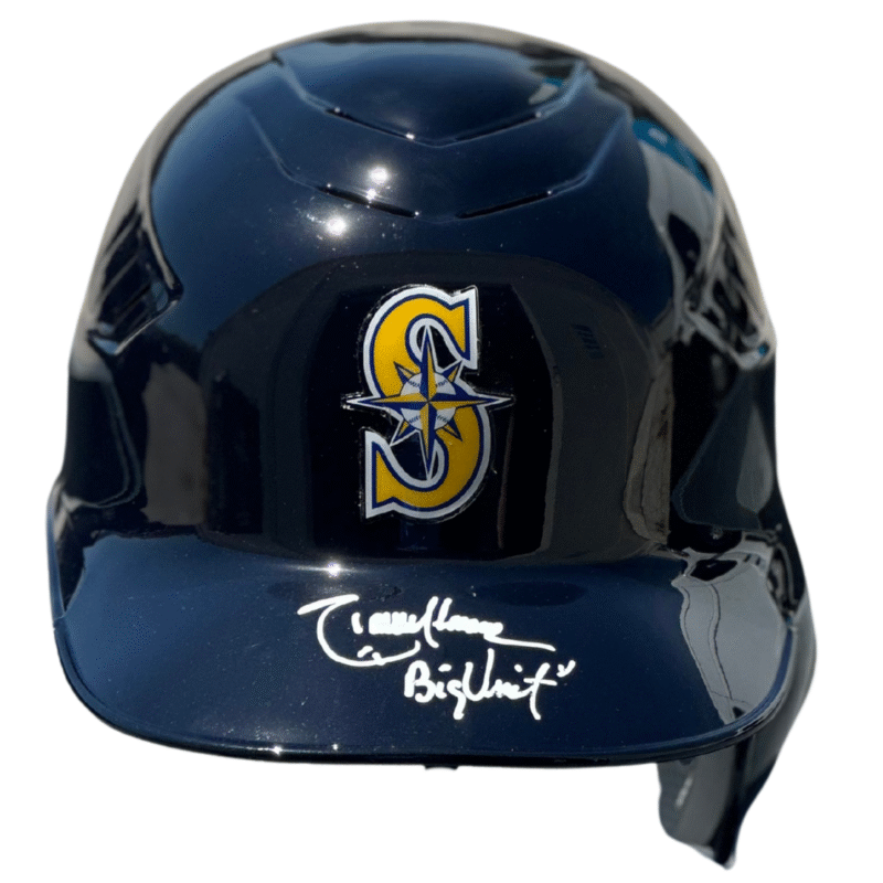 Randy Johnson Autographed signed Seattle Mariners Helmet  inscribed "BIG UNIT" - Image 3