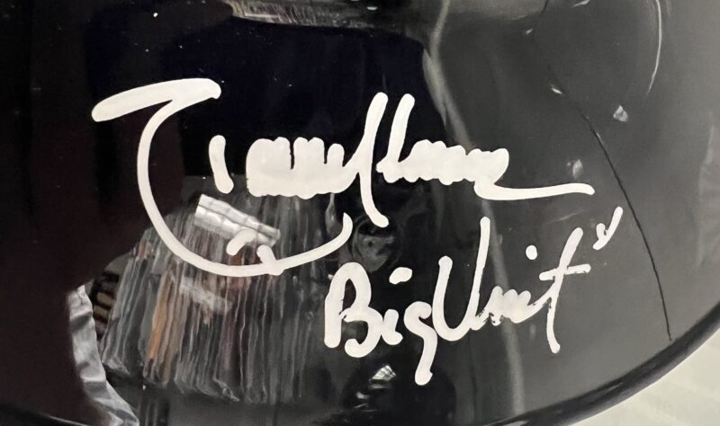 Randy Johnson Autographed signed Seattle Mariners Helmet  inscribed "BIG UNIT" - Image 6