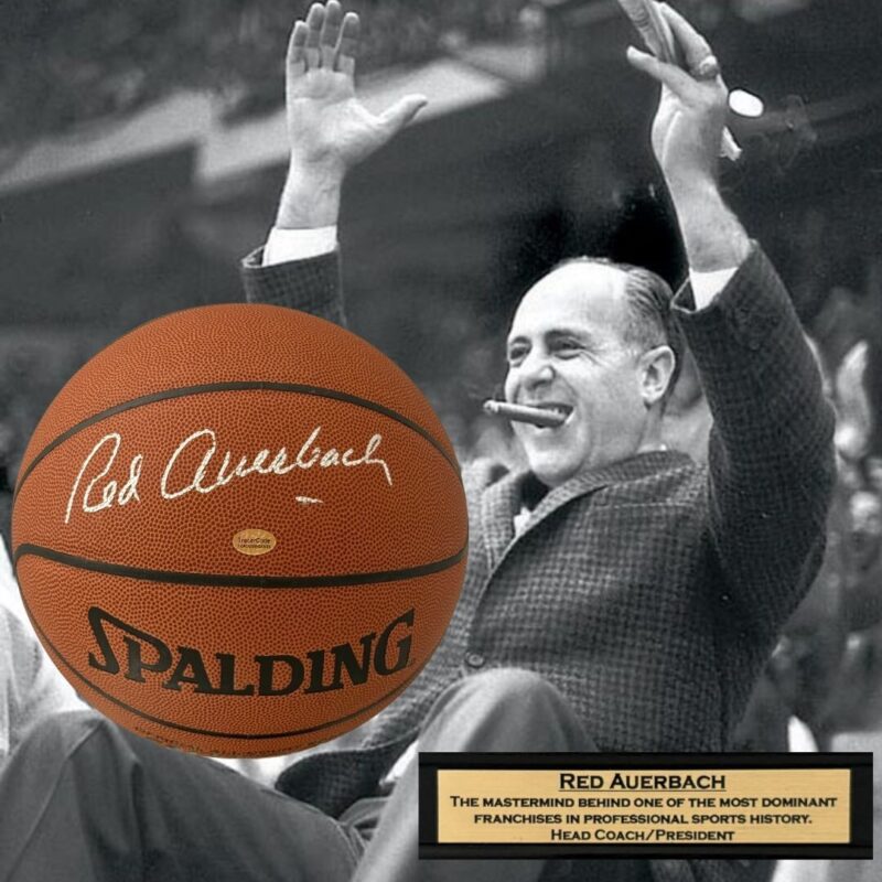Red Auerbach Boston Celtics Coach/ President Autographed Basketball